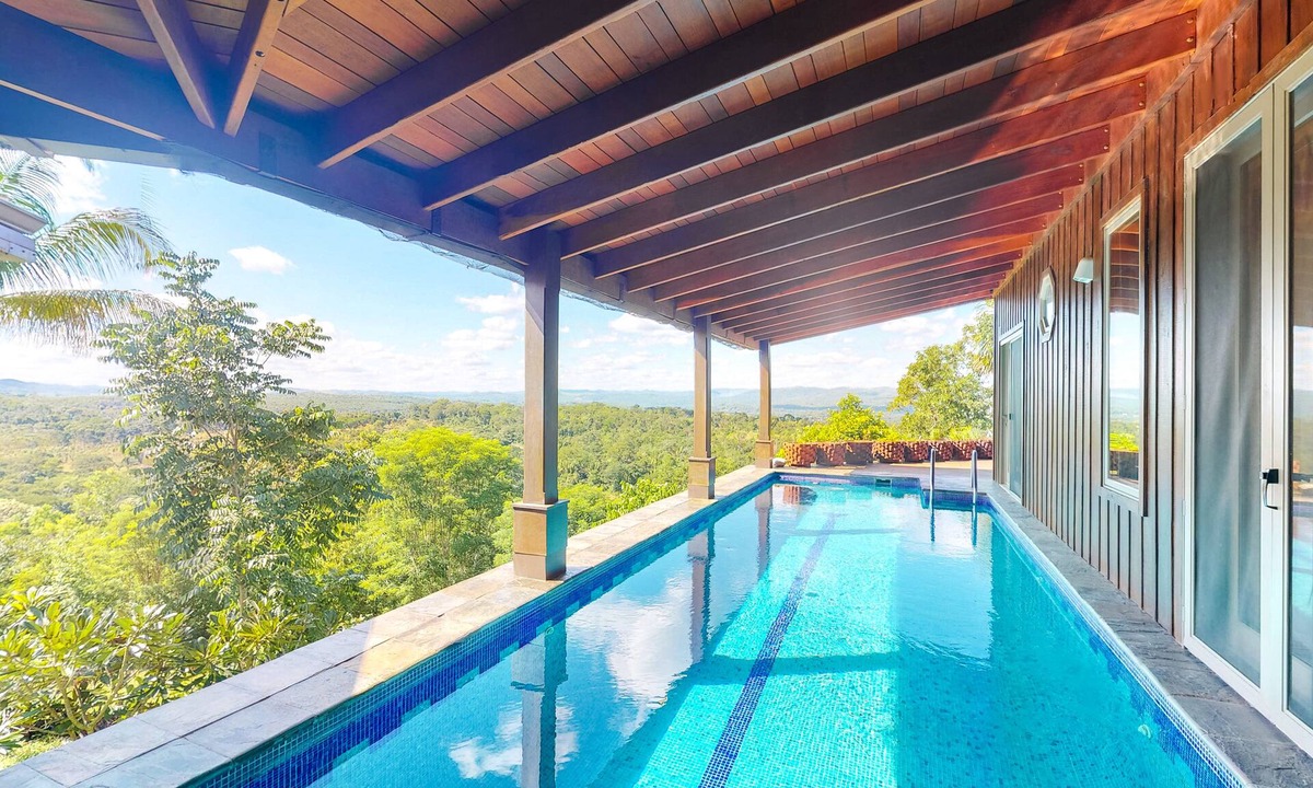San Ignacio House | 120-acre jungle retreat & studio with private pool, views, & fireplace