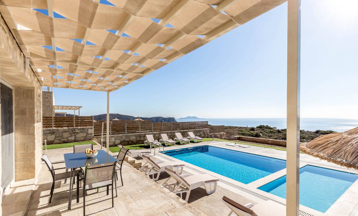 Triopetra Villa | 90 m² Villa ∙ 3 bedrooms ∙ 8 guests