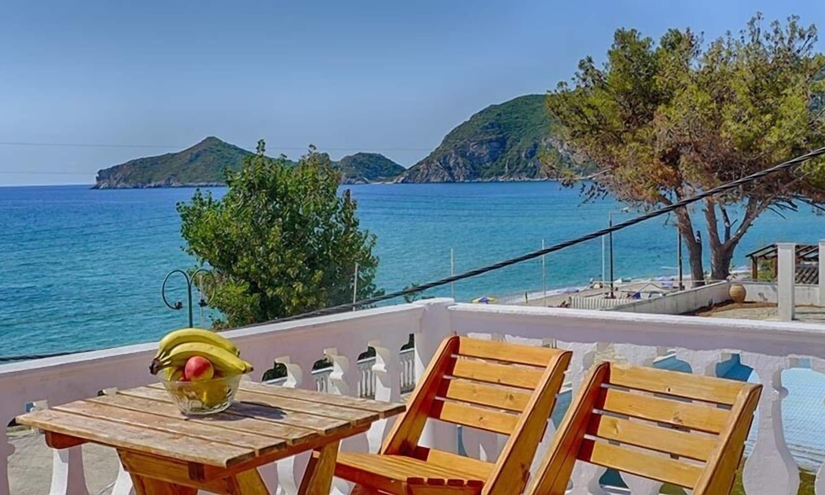 Ferienwohnung Meerblick Direkt Strand Von Agios Georgios Pagon | Agios Georgios Pagon