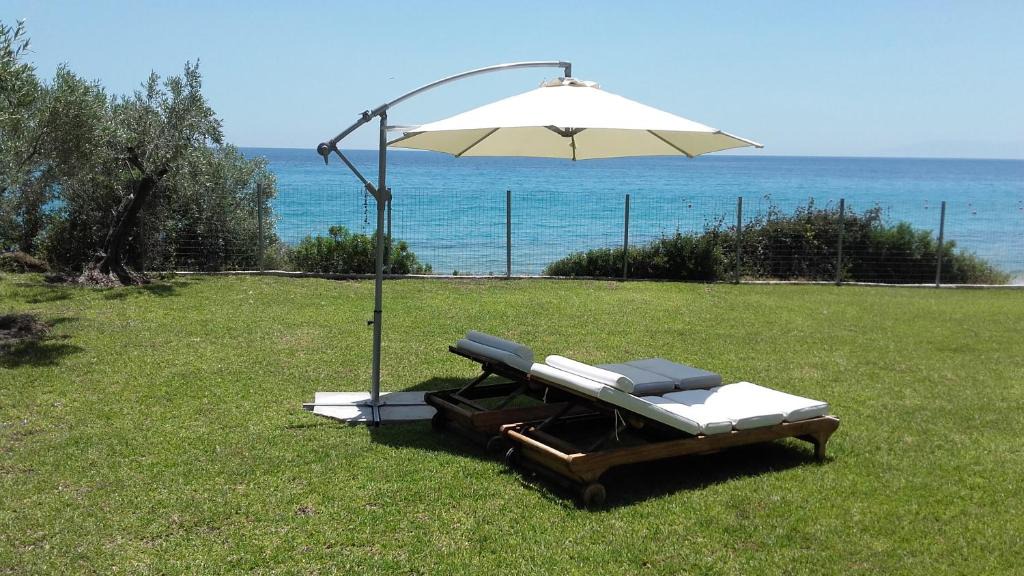 Kassandra Villa | BEACHFRONT DETACHED VILLA on a "PRIVATE" BEACH