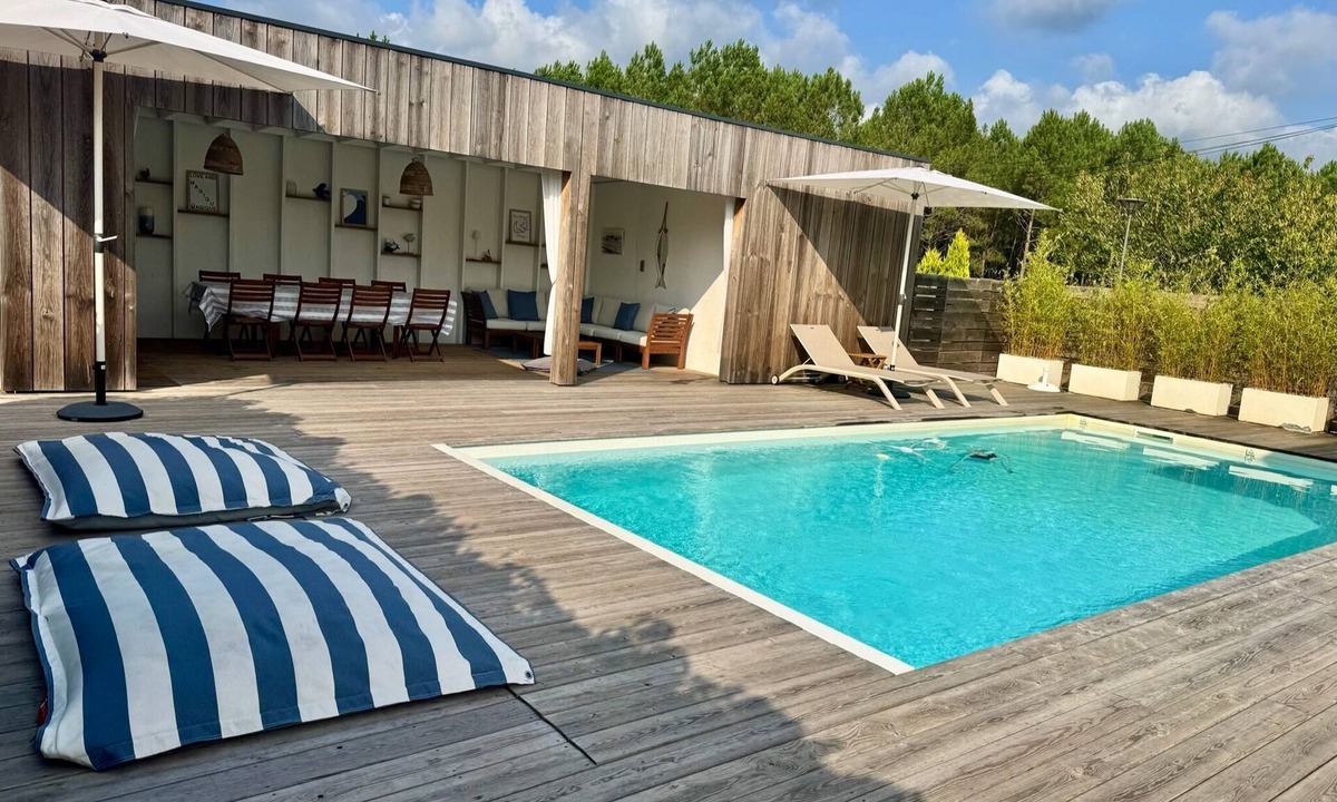 Saint-Julien-en-Born House | Contemporary Villa, Terrace and Pool House