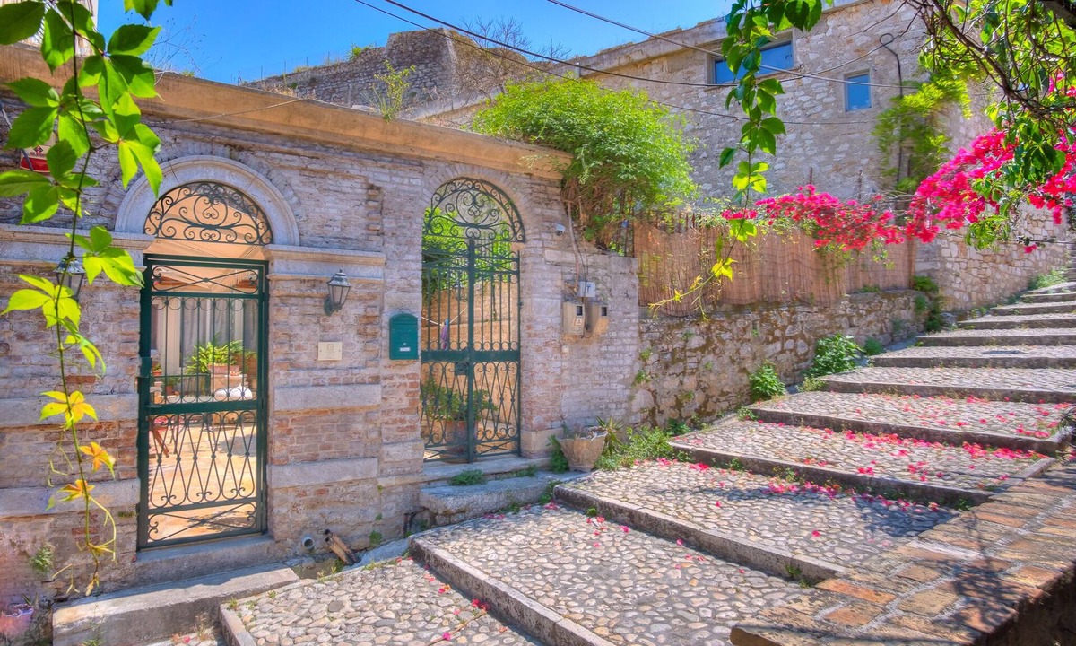 Old Town House | Durrells iconic srteet, stunning home with garden next to New Fortress Corfu