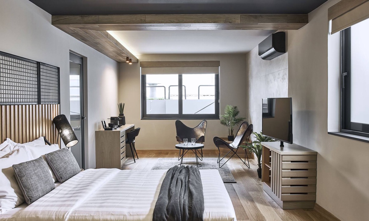 Glyfada Bed & Breakfast | Lounge - Deluxe Double Room in Glyfada
