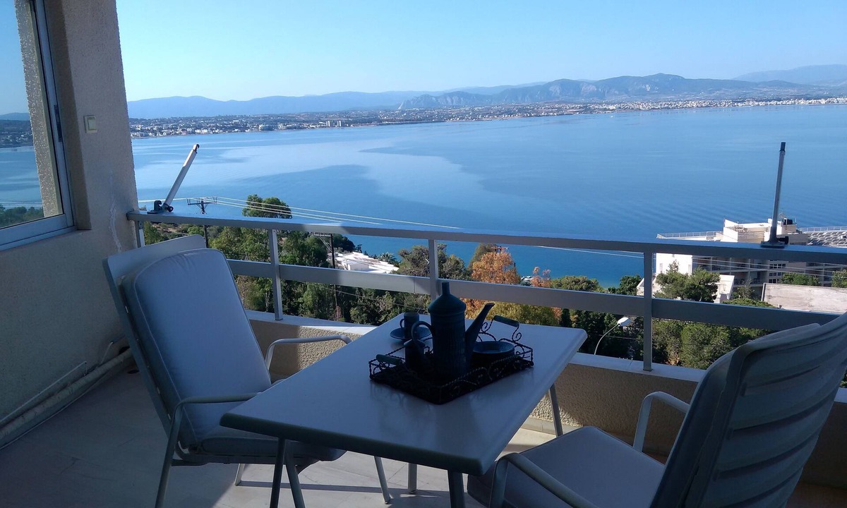 Loutraki-Agioi Theodoroi Apartment | Luxury apart. w/spectacular views