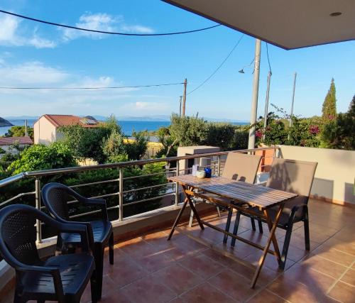 Ormos Agiou Ioannou Apartment | Serenity Villa-Ground floor-Sea view- sea 150m away