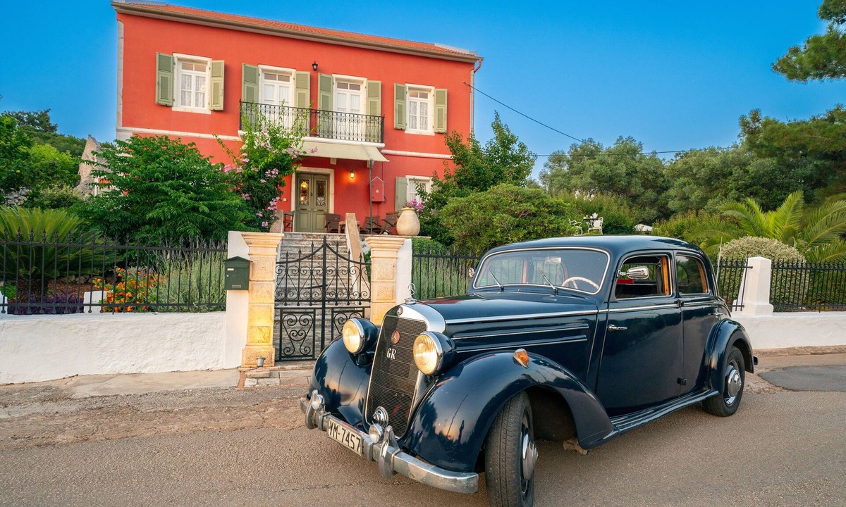 Markoulata Villa | Stavros Villa,Traditional Stone Villa built in 1923,Private Pool,Sea View