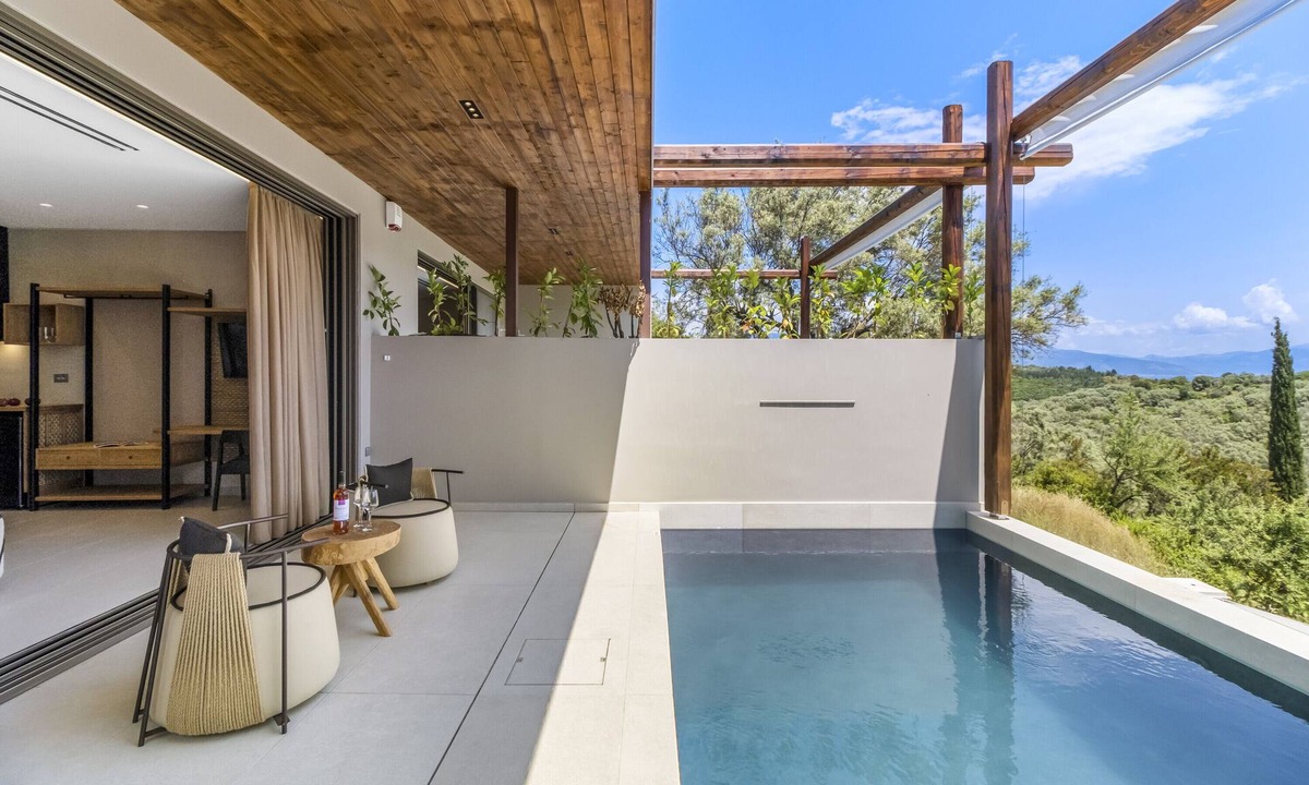 Katomerion Apartment | Studio apartment 'Studio Thetis' with private pool, WiFi and air conditioning