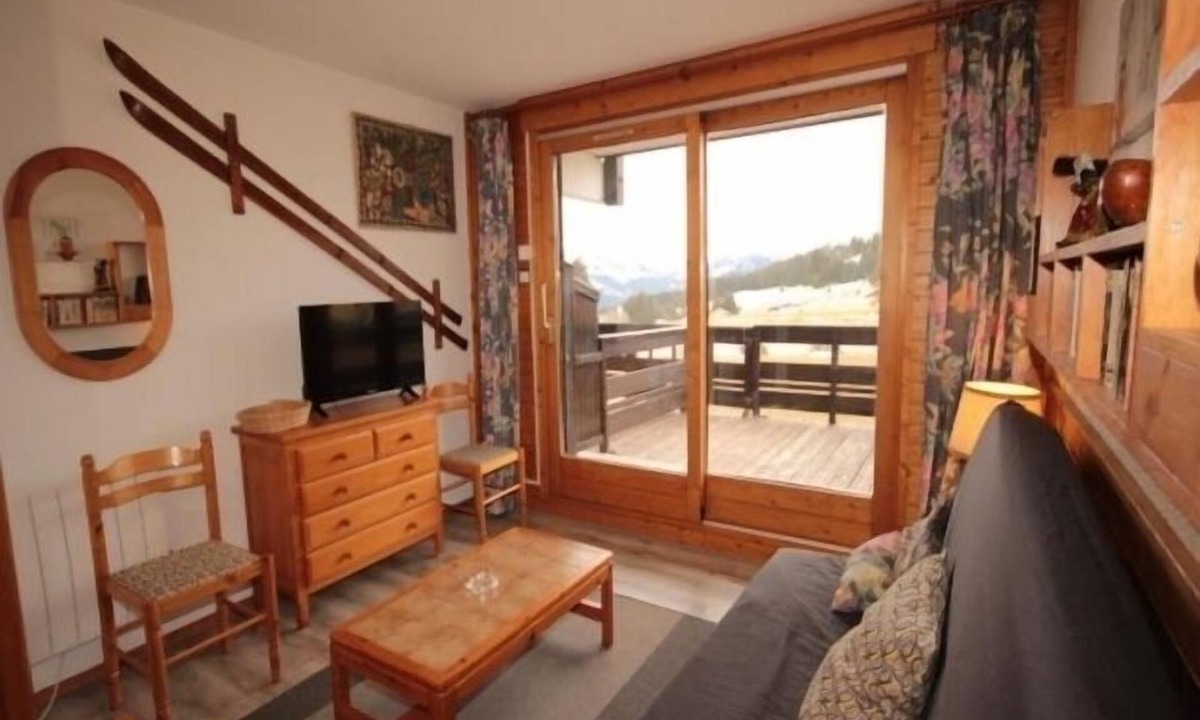Les Saisies Apartment | Studio cabin with large terrace and ideal location