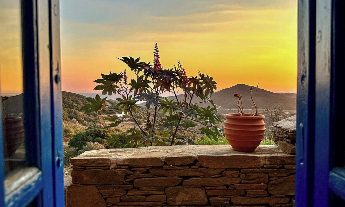 Andros Apartment | Traditional 2-Bedroom Apt - Felos Valley Views, Pool & Sunset