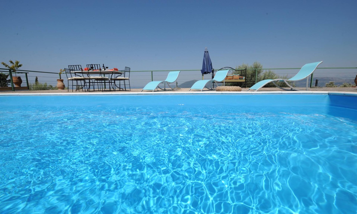 Apolpaina Cottage | Traditional stone villa with its private pool and a magnificent view