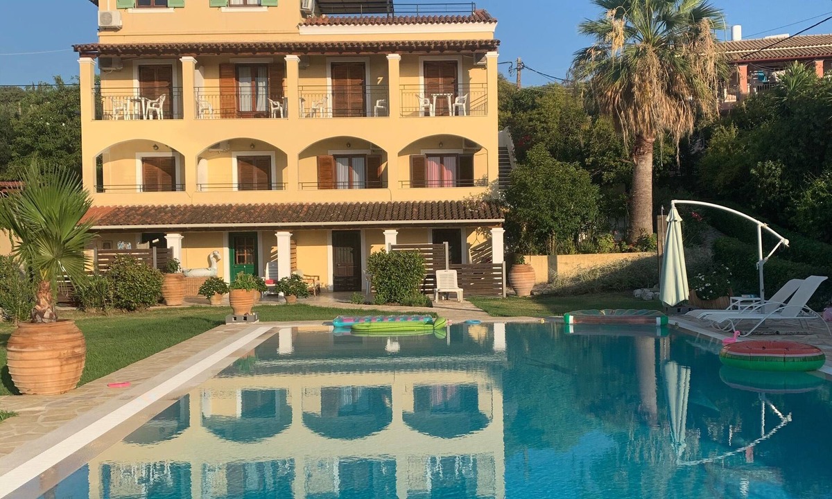Acharavi Villa | Villa Eleni Corfu: Seaview, Pool, Sleeps 10-20, Near Beach & Village! 🌊🏡