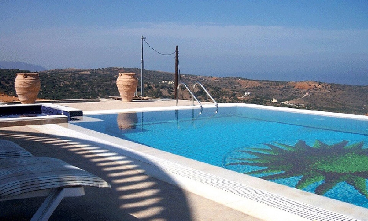 Milatos Villa | Villa Orianna with Private Pool + Jacuzzi with Fantastic Sea and Mountain Views