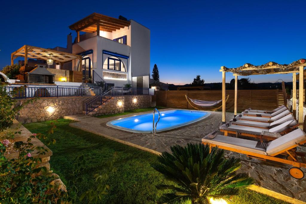 Afandou Villa | Villa Rose on the beach