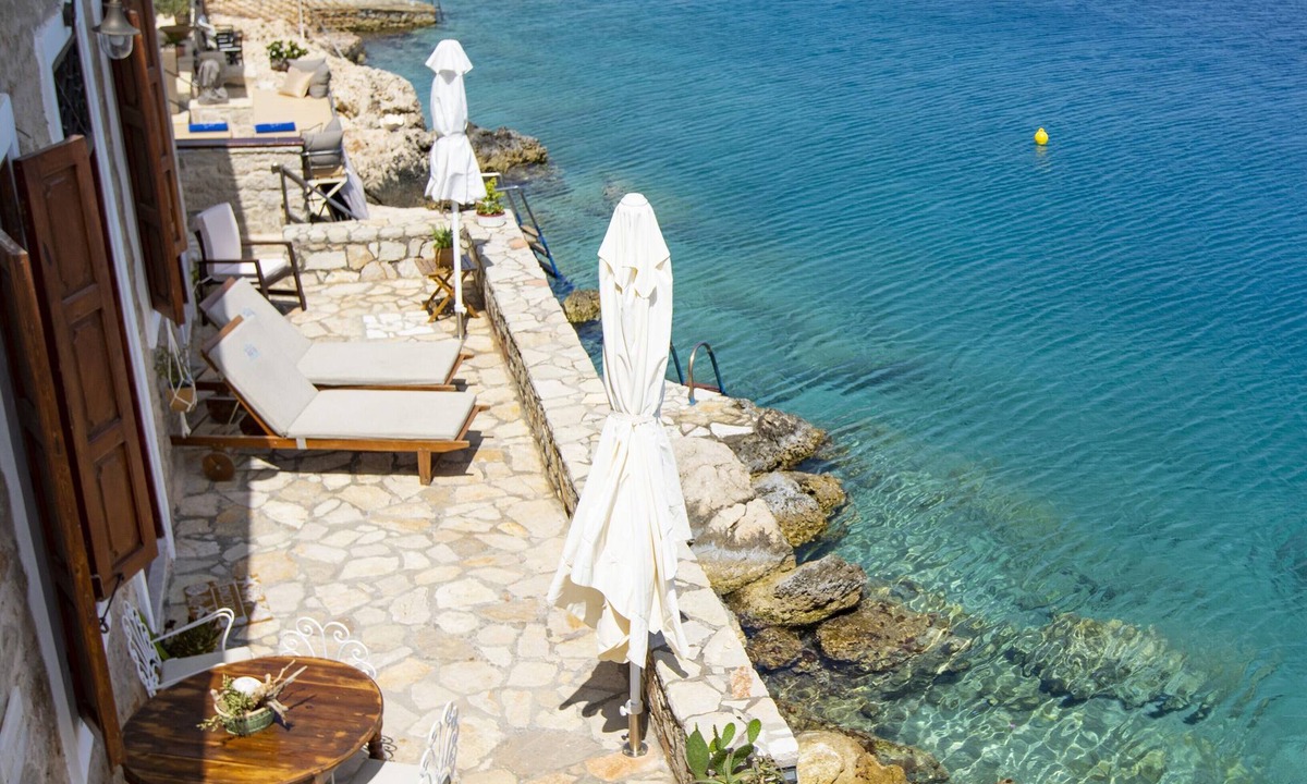 Halki Villa | Water-front Boutique Villa, ndirect access to the sea and private big terrace