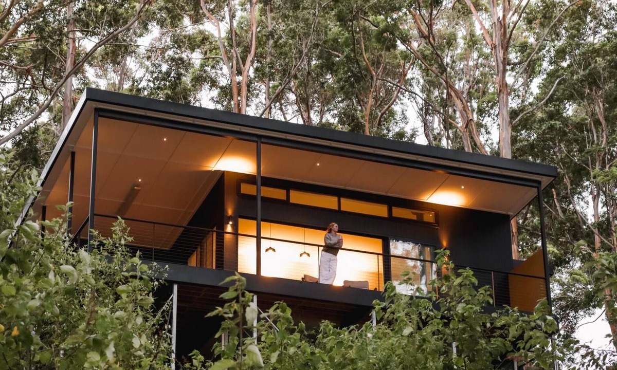 Denmark House | Wild Cabin: Luxury forest retreat, inlet views