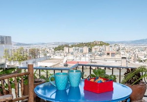 Central penthouse with amazing city and Lycabettus view