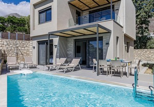 Iraklis 1 - A Stylish Eco Villa near beaches