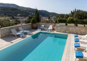 Kassiopi View Villas-Corfu-Villa Christos-4 bedrooms-big private pool-sea view-prime location