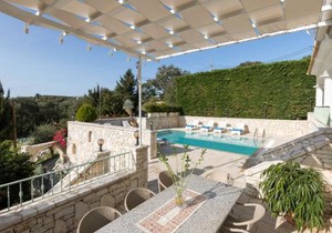 Kassiopi View Villas-Corfu-Villa Christos-4 bedrooms-big private pool-sea view-prime location