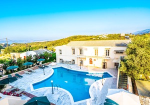 Sea view room in Orestis hotel