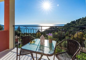 Studio Apartments Swimming Pool and sea view on Pelekas Beach