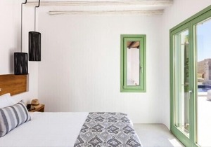 Suite with Private Pool and sea view, Panormos, Mykonos