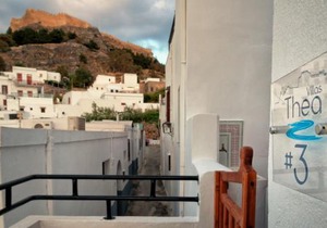 Villa Thalassa Suites 3 Modern Comfort Traditional Greek Charm Private Courtyards Steps From Lindos Square & Beach