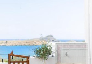 Villa Thalassa Suites 3 Modern Comfort Traditional Greek Charm Private Courtyards Steps From Lindos Square & Beach