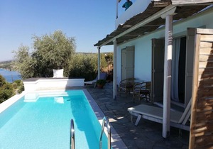 Whole villa # for 4 adults + 4 children - panorama sea view with pool