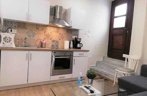 Psirri Apartment | (0Β) Two Bedroom Ground Floor PRIVATE Apartment in Psiri-Historic Center!