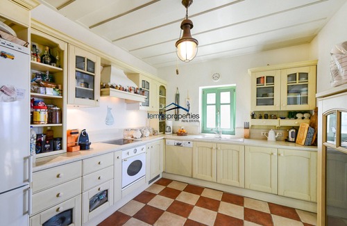 Korissia Villa | Amazing villa on the waterfront with a panoramic sea view