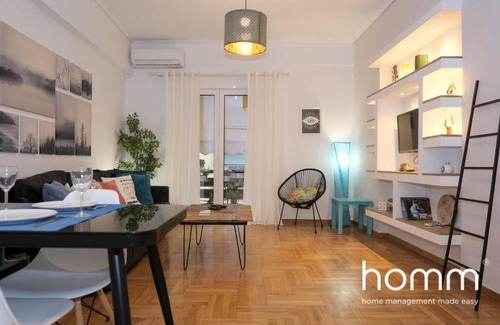Pangrati Apartment | Bohemian homm Flat in Pagkrati, Spirou Merkouri st