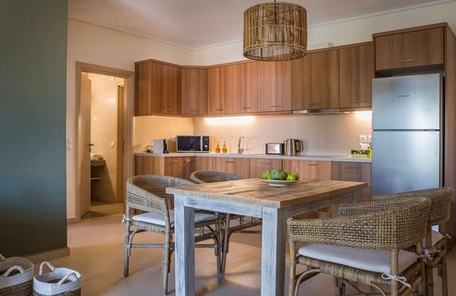 Karavomylos Villa | Deluxe Kefalonia Apartment | Apartment Menta | 1 Bedroom | pool | Sea View |.