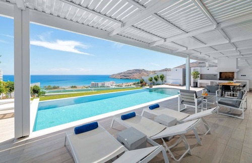 Vlicha Villa | Executive Rhodes Villa | Villa Vrachos | Stunning Sea Views | 3 Bedrooms |.