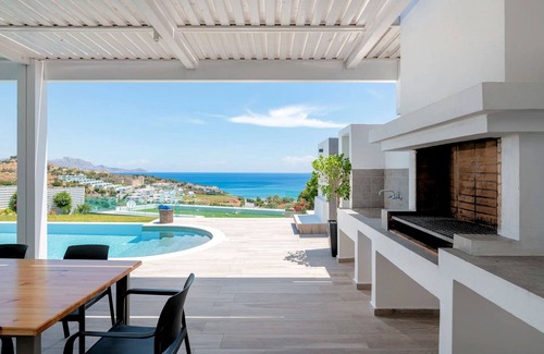 Vlicha Villa | Executive Rhodes Villa | Villa Vrachos | Stunning Sea Views | 3 Bedrooms |.