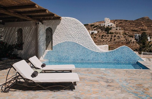 Ios Town Villa | Exquisite Ios Villa | Villa Morena | 2 Bedrooms | Villa with Sea Views &.