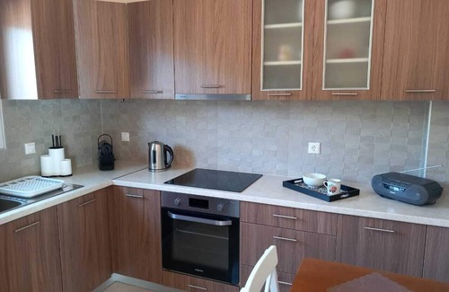 Leivathos Apartment | Family-sized condo with stunning view - Evangelia's Residence