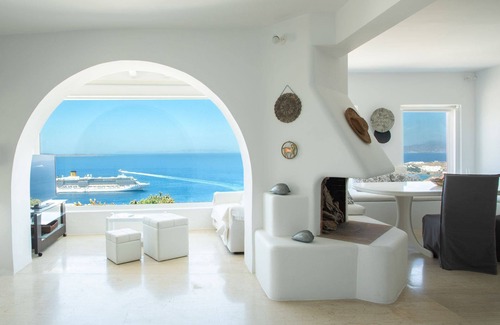 Mykonos Town Villa | My Rental Homes - Villa Artemide with private pool, sea view air conditioning