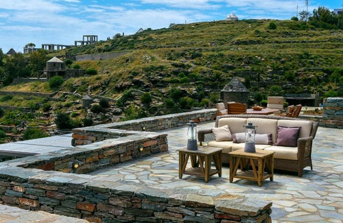 Koundouros Villa | Stone Villa with Sea View