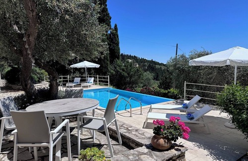 Magazia Villa | Villa Rosemary - 2 bed villa with infinity pool, extensive terraces & sea view.