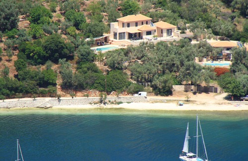 Sivota Villa | Villa Sivota, Exclusive sea front Villa with 99" Underground Cinema