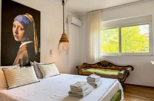 Amarousion Apartment | Σύγχρονο, Ευρύχωρο Vintage δίπλα στο Mall