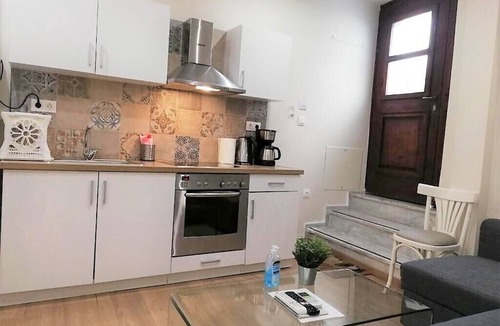 Psirri Apartment | (0Β) Two Bedroom Ground Floor PRIVATE Apartment in Psiri-Historic Center!