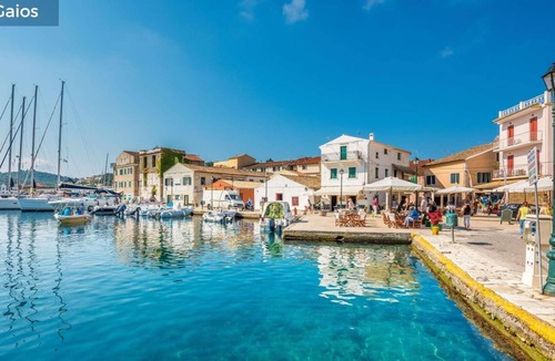 Longos Apartment | 1 bedroom studio, short walk to Laggos w/sea views