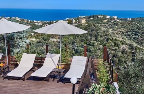 Stalos Villa | 24sleeps - 3 Modern renovated villas - 3 Prvt Pools - View