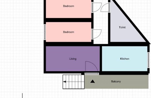 Katavolos Apartment | 45 m² Apartment ∙ 2 bedrooms ∙ 5 guests
