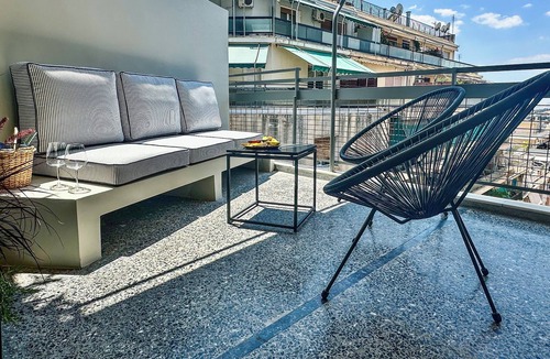 Pangrati Apartment | Acropolis-View Penthouse | Haute Athenian