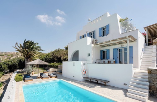 Maragas Villa | Agapui: Cycladic Villa with Stunning Sea View and Private Pool.