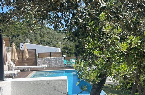 Skiathos Villa | Allure luxury villa with private pool surrounded by pine and olive trees