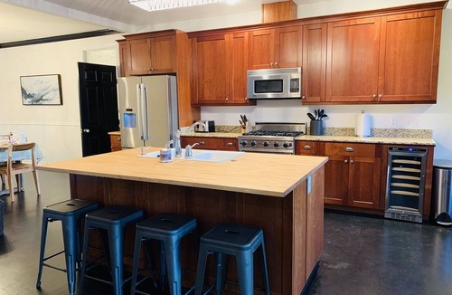 Eastsound House | Amazing sunsets! Water view, hot tub, close to town, fire pit.